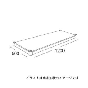 エレクター ウッドシェルフ ホワイト H2448WH1