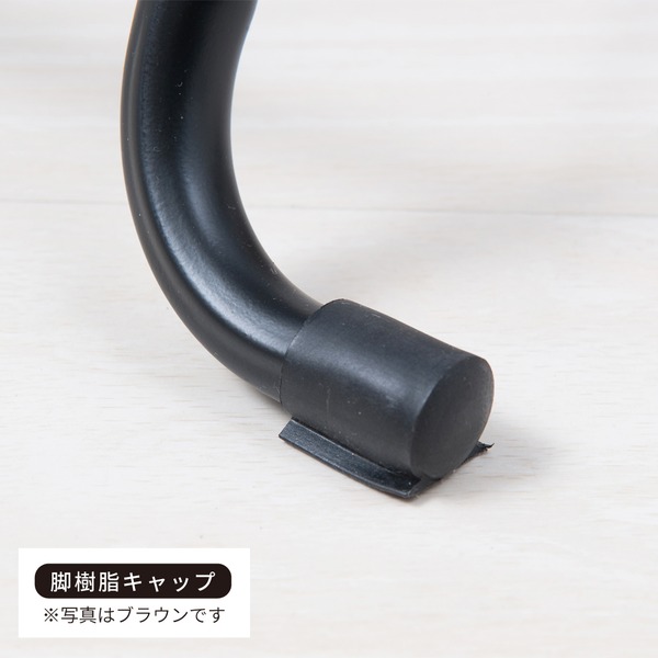 【6脚セット】ヴィンテージチェア(ブラウン/茶) 折りたたみ椅子/カウンターチェア/スチール/イス/背もたれ付/コンパクト/スリム/キッチン/パイプイス/モダン/レトロ/カフェ/木目/木/業務用/完成品/NK-111 - 画像 (5)