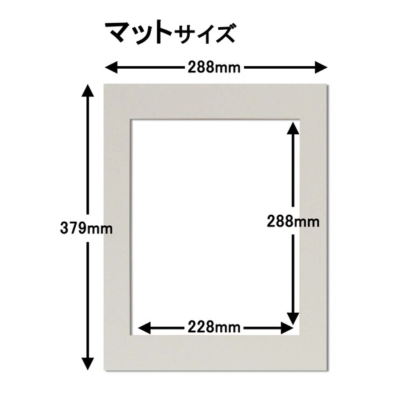 葬儀額/遺影額 【うす墨】 前面:無反射PET 寸巾パール リボン付き 日本製 - 画像 (3)