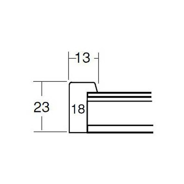 水彩額縁/フレーム 【F10号/グリーン】 壁掛けひも/アクリル/マット付き 化粧箱入り 5767 - 画像 (4)