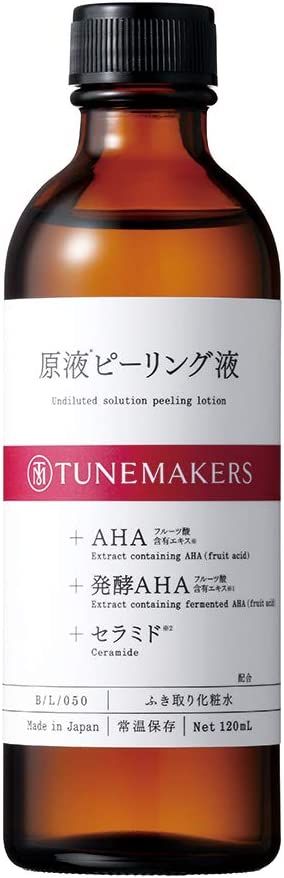 ふき取り化粧水 原液ピーリング液 120ml 毛穴ケア アルコールフリー 拭き取り化粧水 セラミ - 画像 (5)