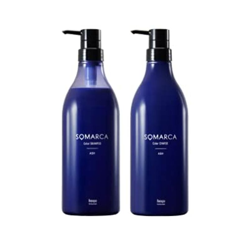 ソマルカ カラーシャンプー アッシュ 770ml + カラーチャージ(カラートリートメント) アッシュ 750g - 画像 (2)