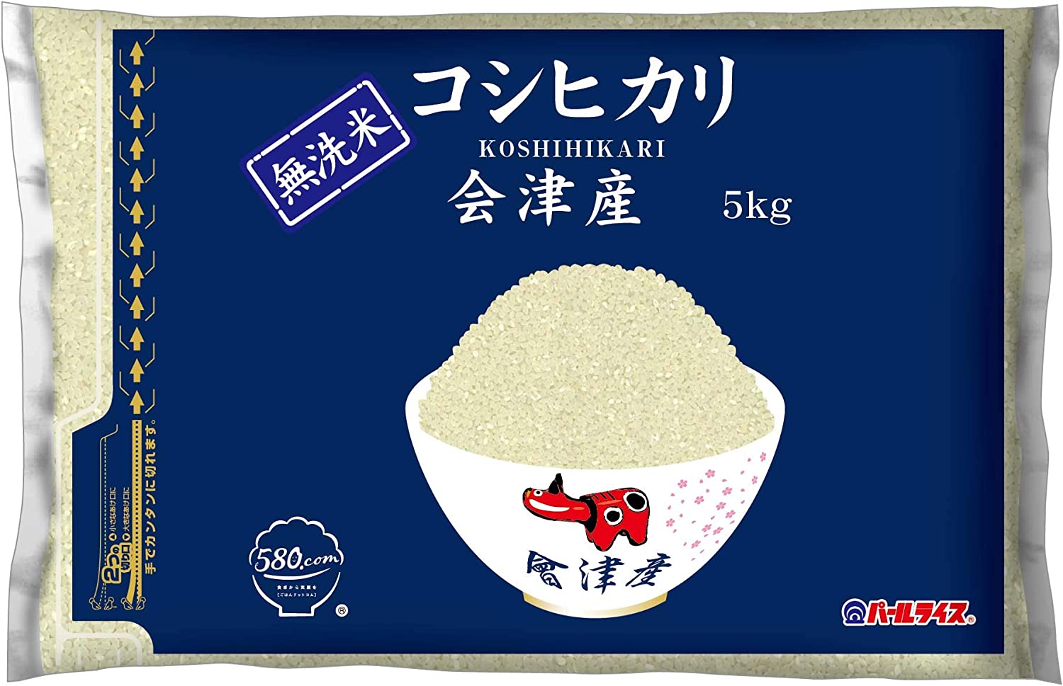 精米 会津産 無洗米 コシヒカリ 5kg 令和4年産 - 画像 (8)