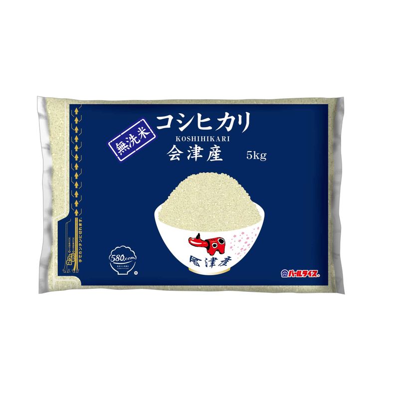 精米 会津産 無洗米 コシヒカリ 5kg 令和4年産 - 画像 (9)