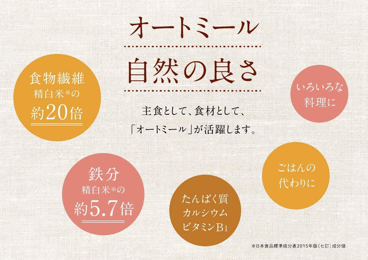 日食 プレミアムピュアオートミール 340g4個 - 画像 (6)