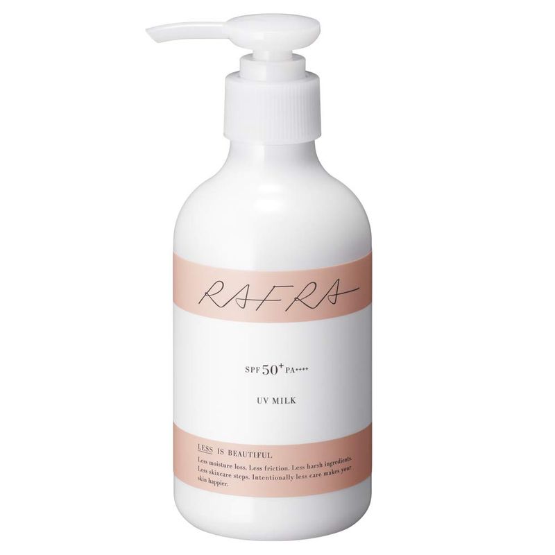 日焼け止めクリーム 180g UVミルク SPF50+ PA++++ (ロングUVA対応 日焼け止め ポンプタイプ 大容量 ウォータ - 画像 (3)