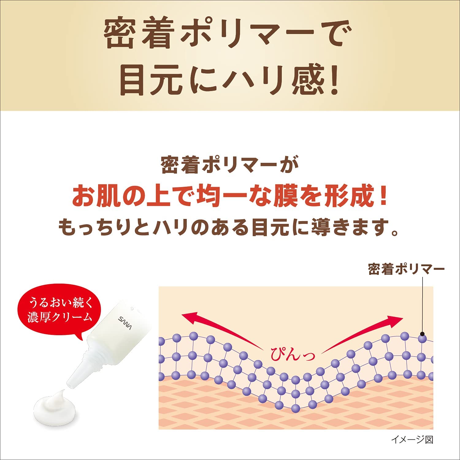 リンクルアイクリーム N 20g 豆乳イソフラボン ピュアレチノール(保湿) - 画像 (7)